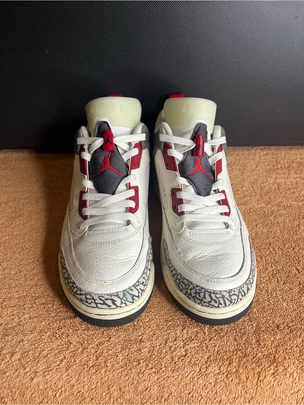 Jordan Spizike Low Sail Sneaker Trainer Leather Men’s Size 11.5 FQ1759-116 Nike